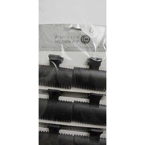 FHI HEAT Runway IQ Session Styling Set of 6 Thermal Clips, One Size, Brand New - Picture 2 of 7
